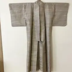 単衣着物 ＊ グレージュ系 グラデーション 低身長のサムネイル