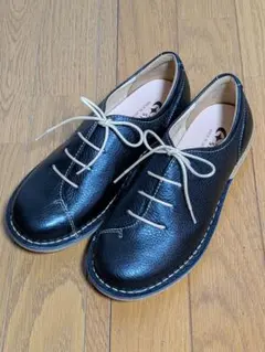 【新品】moonSTAR SLOW FACTORYブラックレザー 23.5cm