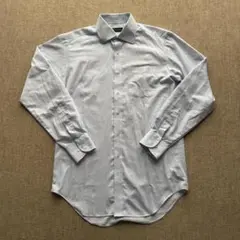 【美品】ジャーナルワークス 長袖ワイシャツ M〜L相当 水色 ビジネス