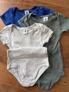 PETIT BATEAU ロンパース 3枚セット 18m/81cm