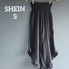 美品 SHEIN 【S】 フレアパンツ ロング丈 ガウチョ レディース 古着