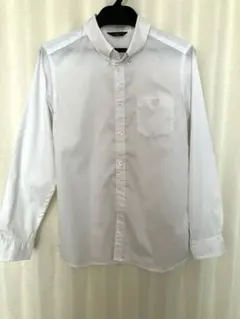 COMME CA ISM 長袖　ボタンダウン 白シャツ　150サイズ