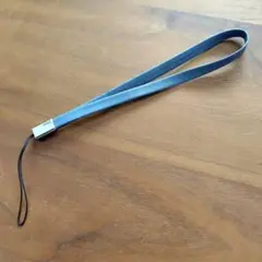 レザー 青 ストラップ