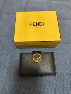 ☆FENDI 黒 レザー カードケース☆