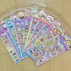 ちいかわシール　ハチワレシール　うさぎシール　キラキラ　キャラクターシール