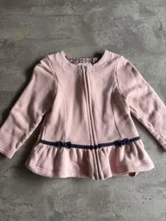 KUMIKYOKU ピンク カーディガン