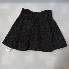 未使用 INGNI イング バックリボンツイード フレアスカパン