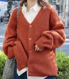 WEGO モヘアライクBIGカーディガン　ZOZOTOWN