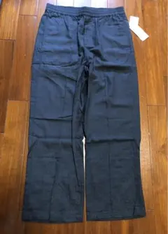 新品未使用　BEAMS 夏物イージーパンツ　チャコールグレー Lサイズ