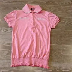 BLUE CRUSH ピンク ポロシャツ　ゴルフウエアレディース　美品のサムネイル