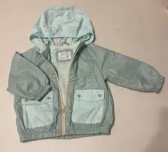 ZARAミントグリーン フード付きジャケット