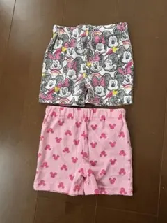 ミニーマウス ショートパンツ 2枚セット 95cmのサムネイル