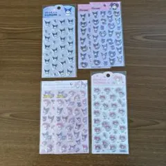 マイメロディ クロミ サンリオ ぷくっとシール ダイソー 6点セット