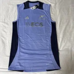 Mサイズ　アディダス　オールブラックス　シングレットadidas 青　ラグビー
