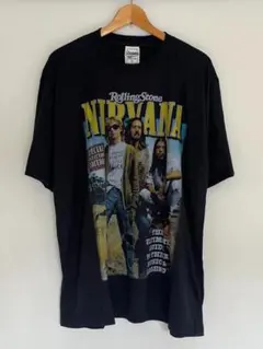 新品 バンドTシャツ M ニルバーナ NIRVANA ローリングストーンズ雑誌