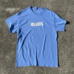 【海外輸入】RLKIDS Tシャツ GILDAN Mサイズ 青　ヴィンテージ