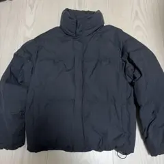 ユニクロ UNIQLO U パデッドボリュームジャケット 黒 ダウンジャケット