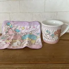 《レア》リトルツインスターズ　マグカップ＆タオルハンカチ