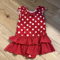 ミキハウス フリルワンピース水着 100cm