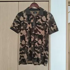 ZARA MAN カモフラージュ柄 ポロシャツ Mサイズ メンズのサムネイル