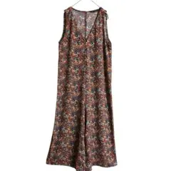 ZARA ✨可愛い小花柄　総柄　サロペット　オールインワン　Mサイズ