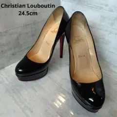 Christian Louboutin ブラック プラットフォームパンプスのサムネイル