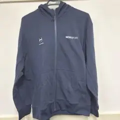 MOVESPORT ネイビー フルジップパーカー 定価10890円
