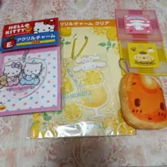サンリオ　５個セット キティ、マロンクリーム、シナモロール、ポムポムプリン