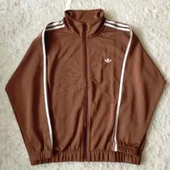 【特大2XL】 アディダス ファイヤーバードトラックジャケット ブラウン