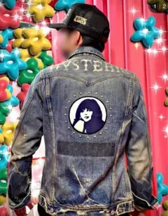 【激レア】ヒステリックグラマー　デニムジャケット　中綿　アメカジ　ブルゾン　S 1ST TYPE デニムジャケット|HYSTERIC GLAMOUR MEN | HYSTERIC