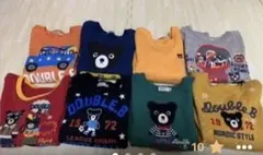 MIKI HOUSE DOUBLE.B トレーナーセット 12点