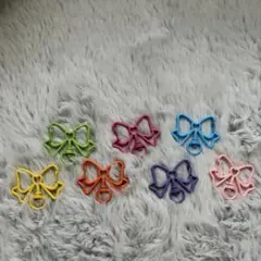 リボン型クリップ 7個セット なにわ男子 めじるしチャーム