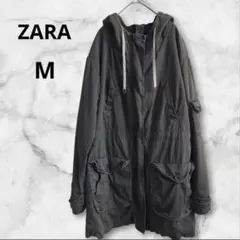 【ZARA】 アウター　モッズコート ライナーなし　カーキ　M