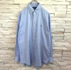 Ralph LaurenラルフローレンYARMOUTH 長袖BDシャツ ブルー
