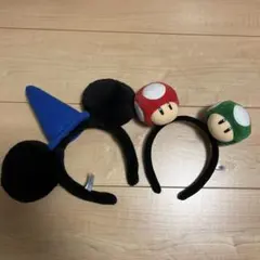 ユニバとディズニーのカチューシャ2個セット