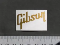 【Ｇｉｂｓｏｎ】シール　 ゴールド　横長40mm ステッカー　エレキのサムネイル