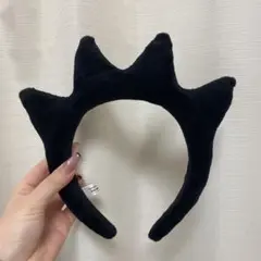 サンリオ PUROLAND 黒カチューシャ　バツマル