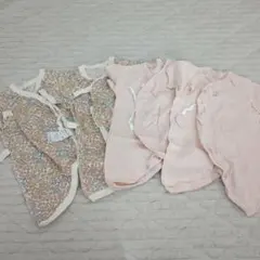 【未使用】プティマインコンビ肌着4点セット