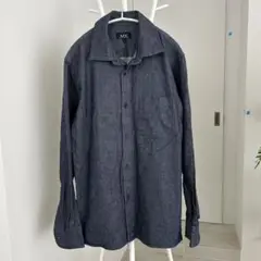 A.P.C. デニムシャツ インディゴ 長袖 メンズ 1