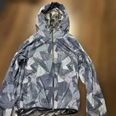 Find-Out 迷彩柄 ナイロンジャケット　雨ガッパ
