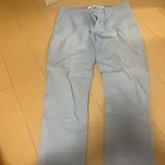 LACOSTE スリムフィット チノパンツ ライトブルー