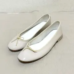 ✨限定品 【Repetto】 レペット バレエシューズ エナメル ピンクベージュ