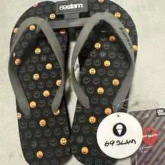 正規69SLAM ビーチサンダル39新品24-24.5cmスマイル柄smileのサムネイル