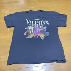DisneyVillains Tシャツ XLネイビーヴィランズ ディズニー 古着