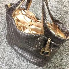 pelle borsa ♫ 着脱ファーバッグ ペレボルサ ゴールド イントレのサムネイル