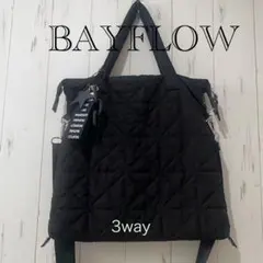 BAYFLOW ベイフロー 3WAYバッグ キルトトート