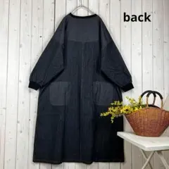 新品 大人気 ヘリンボーンワンピース ラグラン ブラック フリー