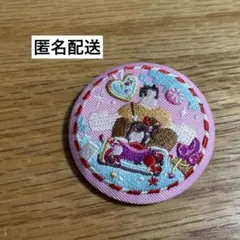 匿名配送　ディズニー　刺繍缶バッチ2 シュガーラッシュ　ディズニー