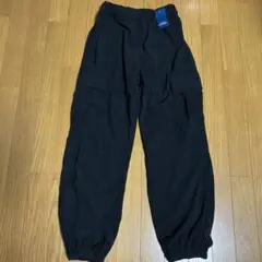 新品！西松屋　男児コーデュロイカーゴパンツ　黒　160cm