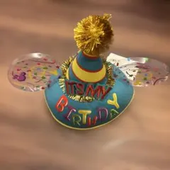 ディズニー バースデーイヤーハット キャップ 帽子 誕生日 - メルカリ